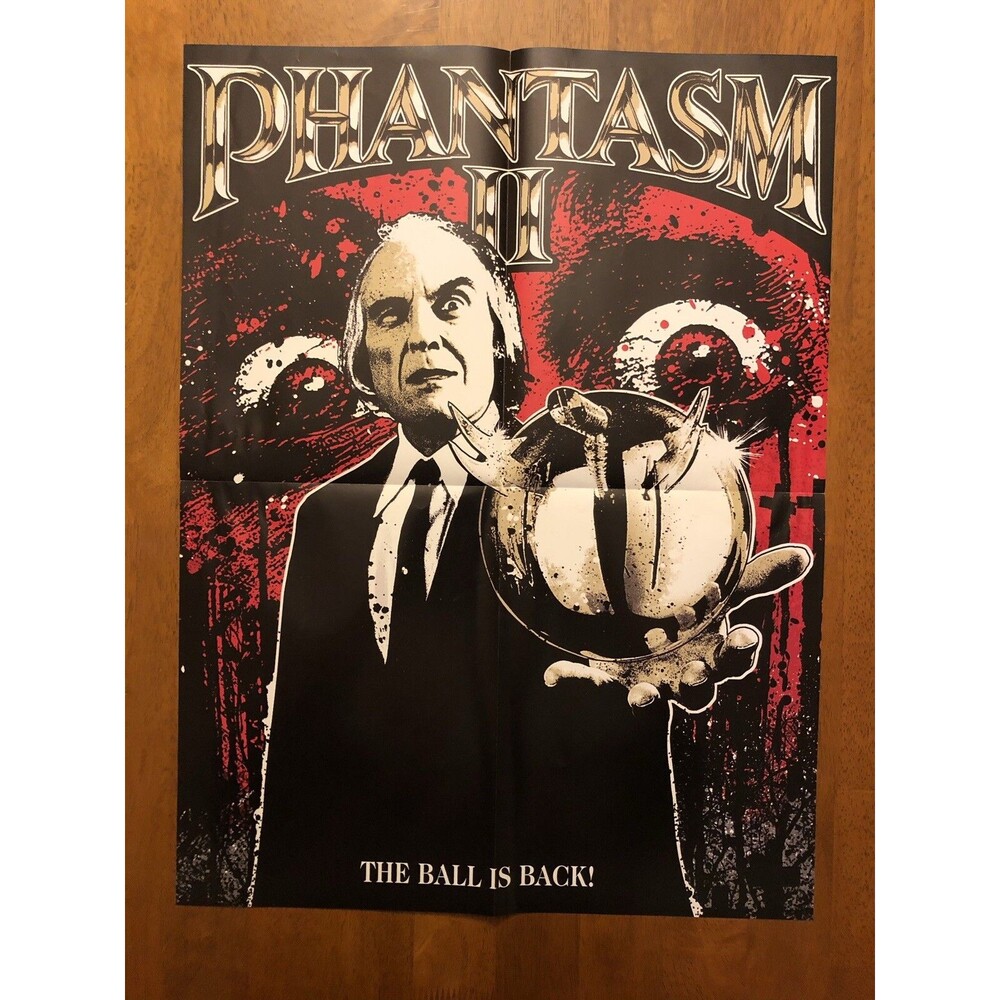 PHANTASM II 2 Scream Factory Poster Classic B Movie Horror RARE OOP